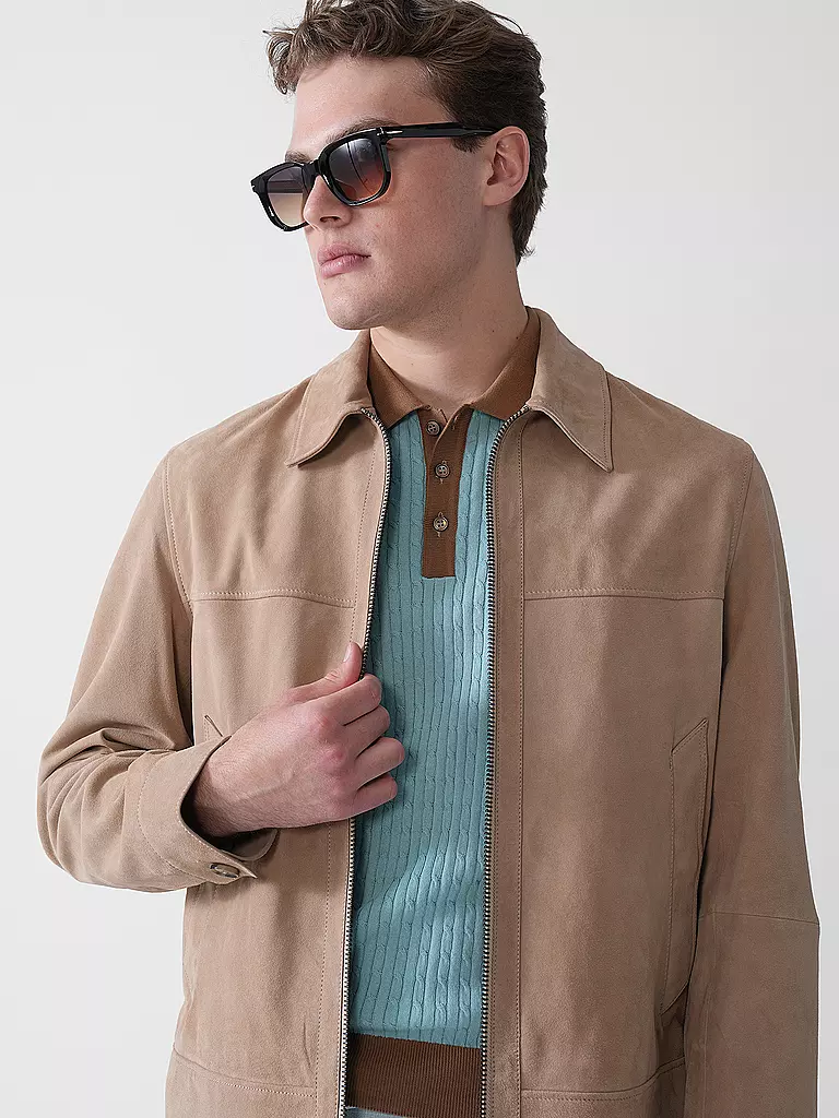 BOSS | Veste en cuir H-MALBANO5 | 