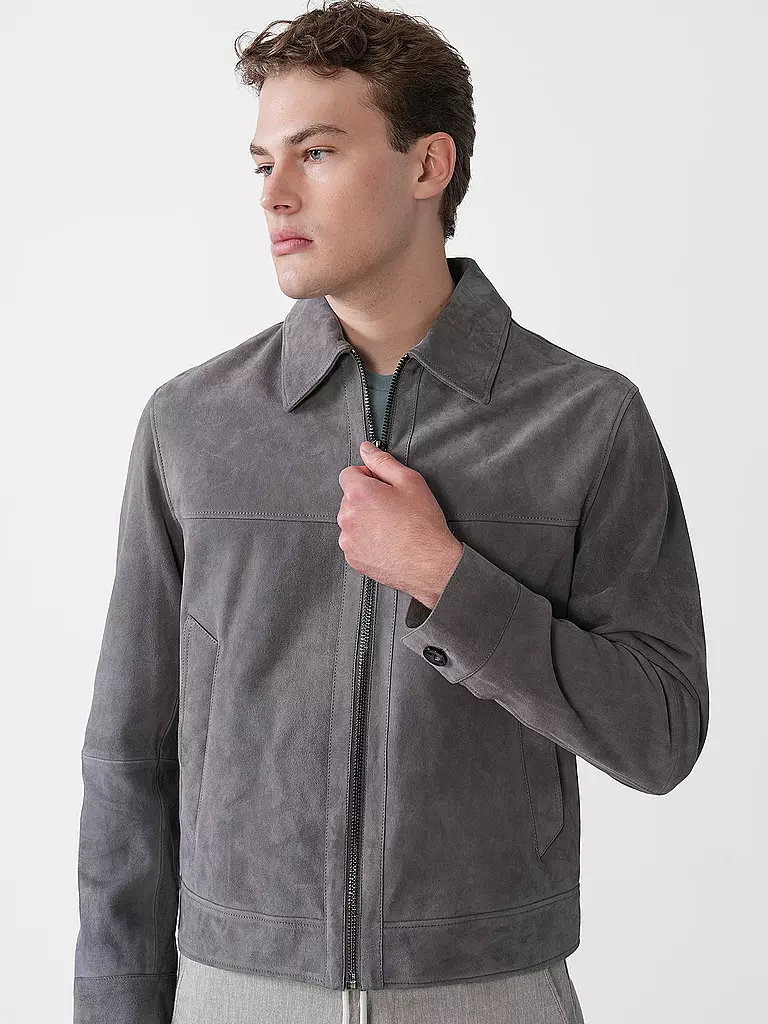 BOSS | Veste en cuir H-MALBANO5 | 