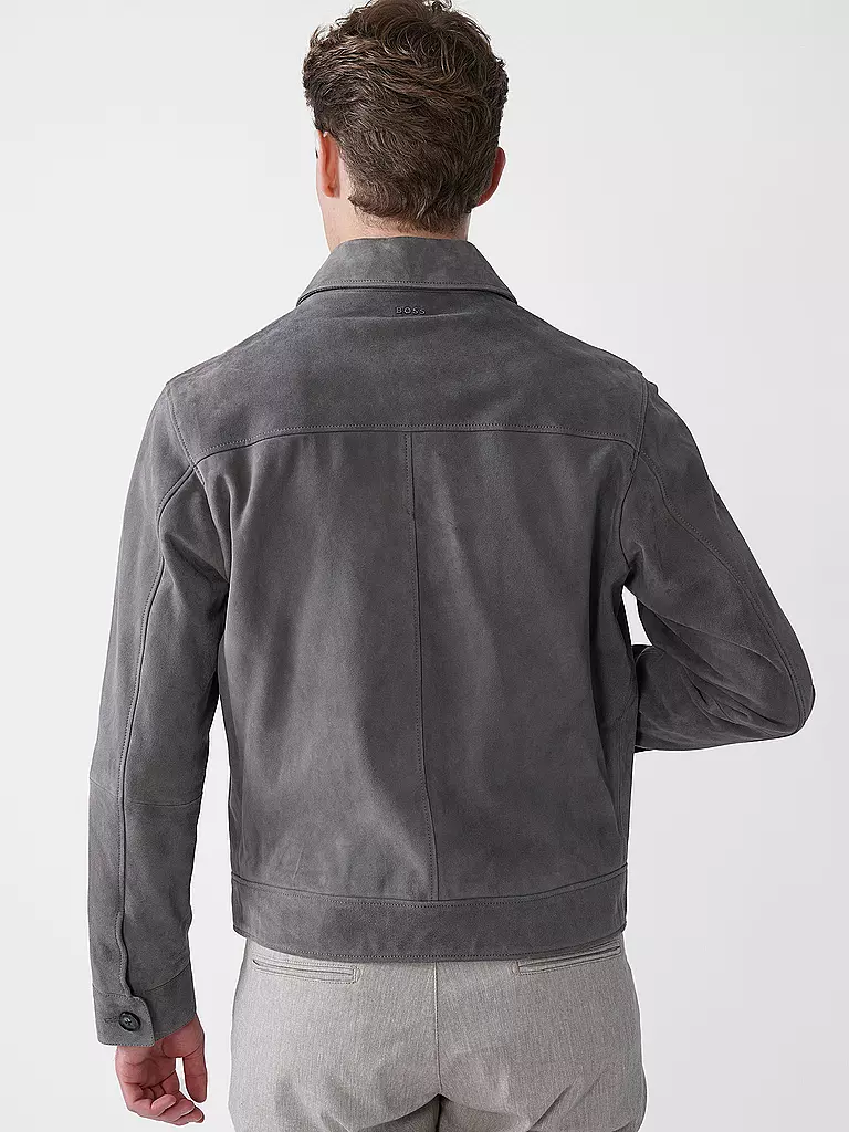 BOSS | Veste en cuir H-MALBANO5 | 