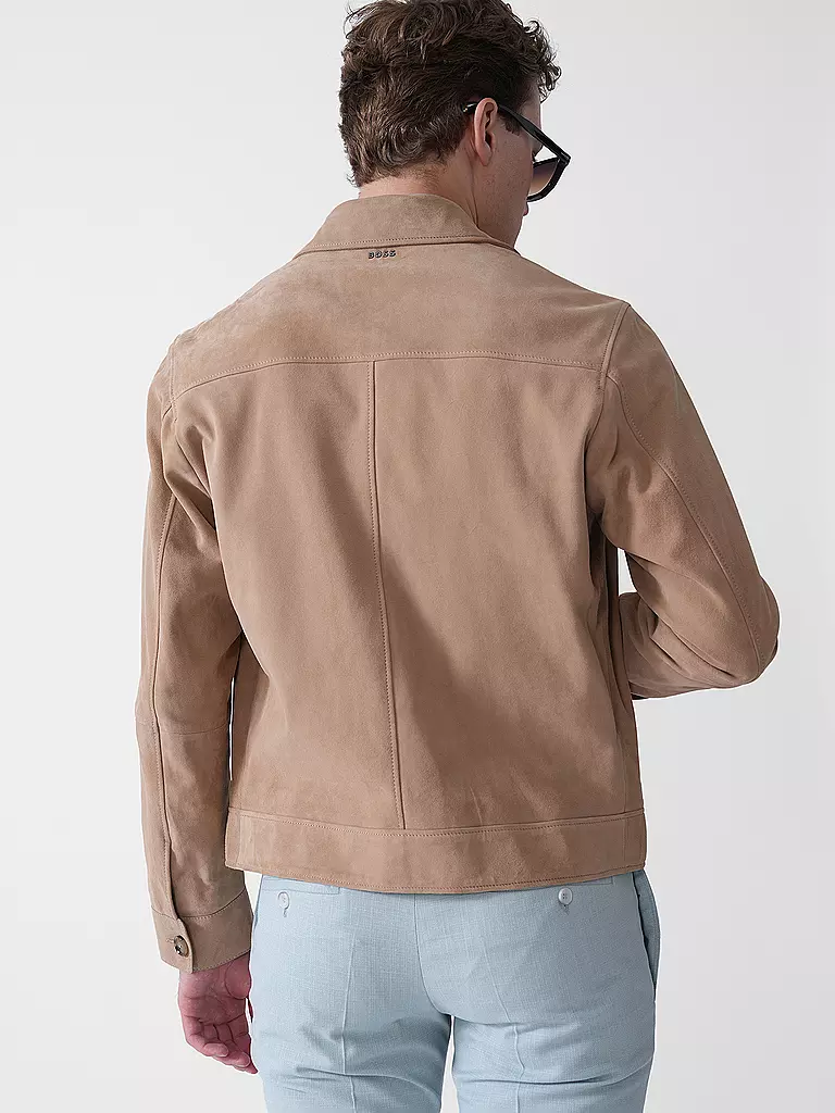 BOSS | Veste en cuir H-MALBANO5 | 