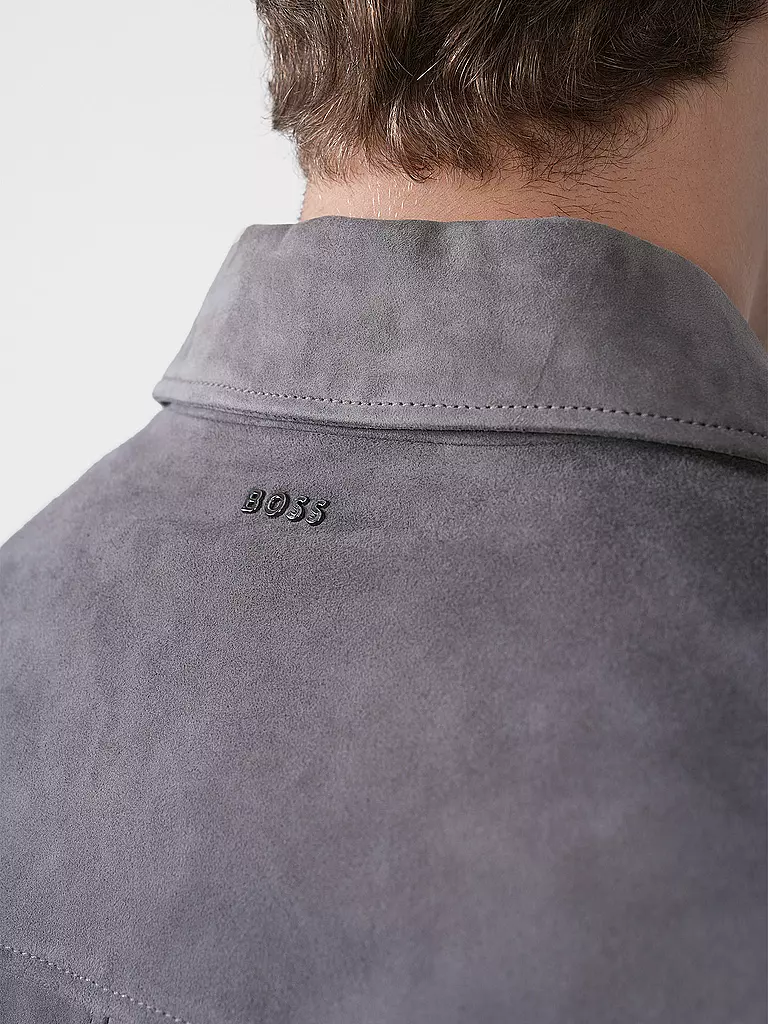 BOSS | Veste en cuir H-MALBANO5 | 