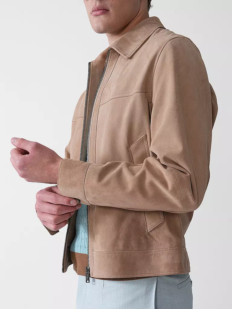 BOSS | Veste en cuir H-MALBANO5 | 