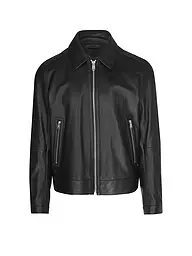 BOSS | Veste en cuir H-MAPSON4 | Noir