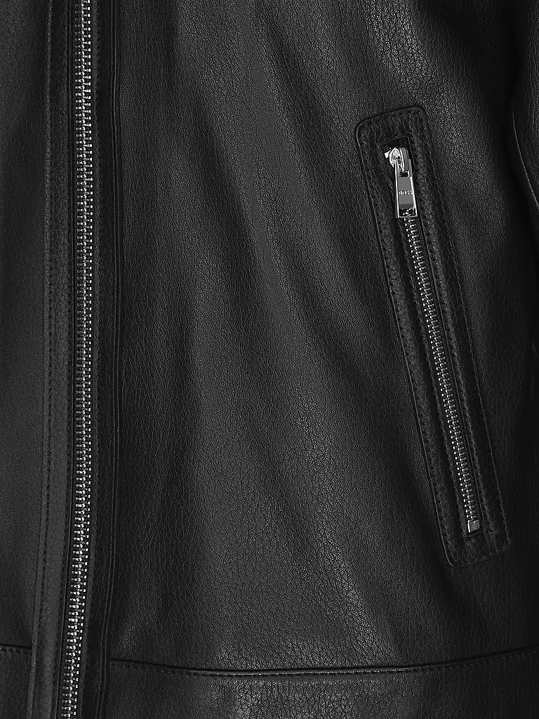BOSS | Veste en cuir H-MAPSON4 | 
