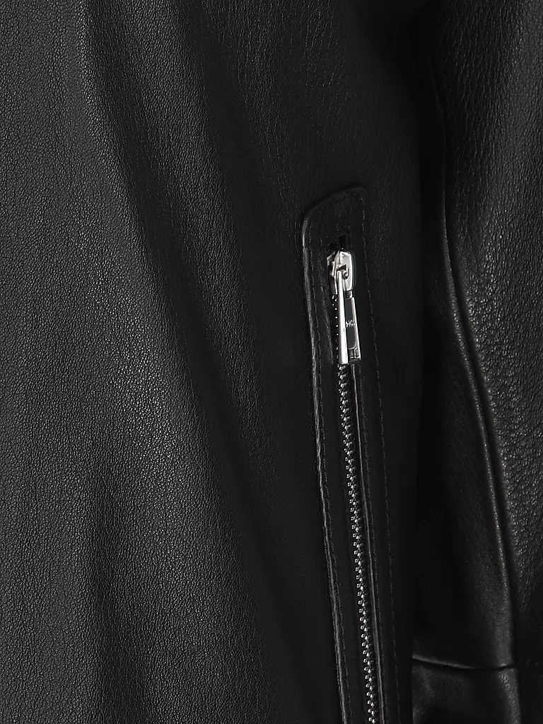 BOSS | Veste en cuir H-MAPSON4 | 