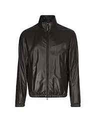 BOSS | Veste en cuir L-MUBUK2 | Marron