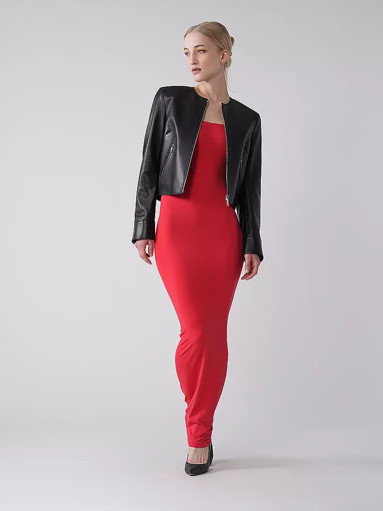 BOSS | Veste en cuir SADENITA | Noir