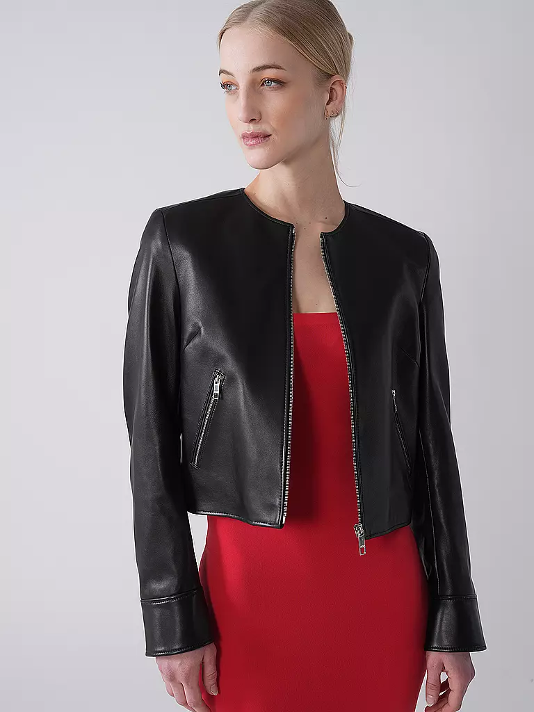 BOSS | Veste en cuir SADENITA | 