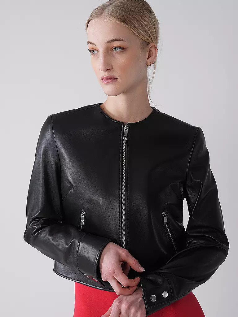 BOSS | Veste en cuir SADENITA | 