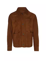 BOSS | Veste en cuir | Marron