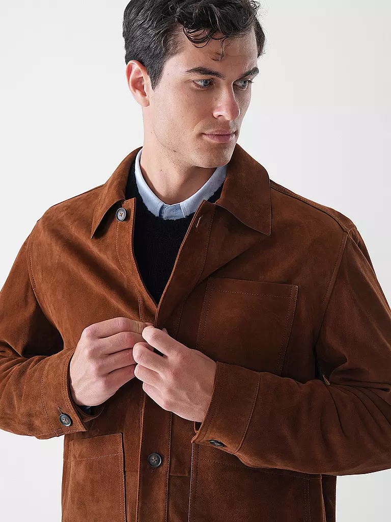 BOSS | Veste en cuir | 