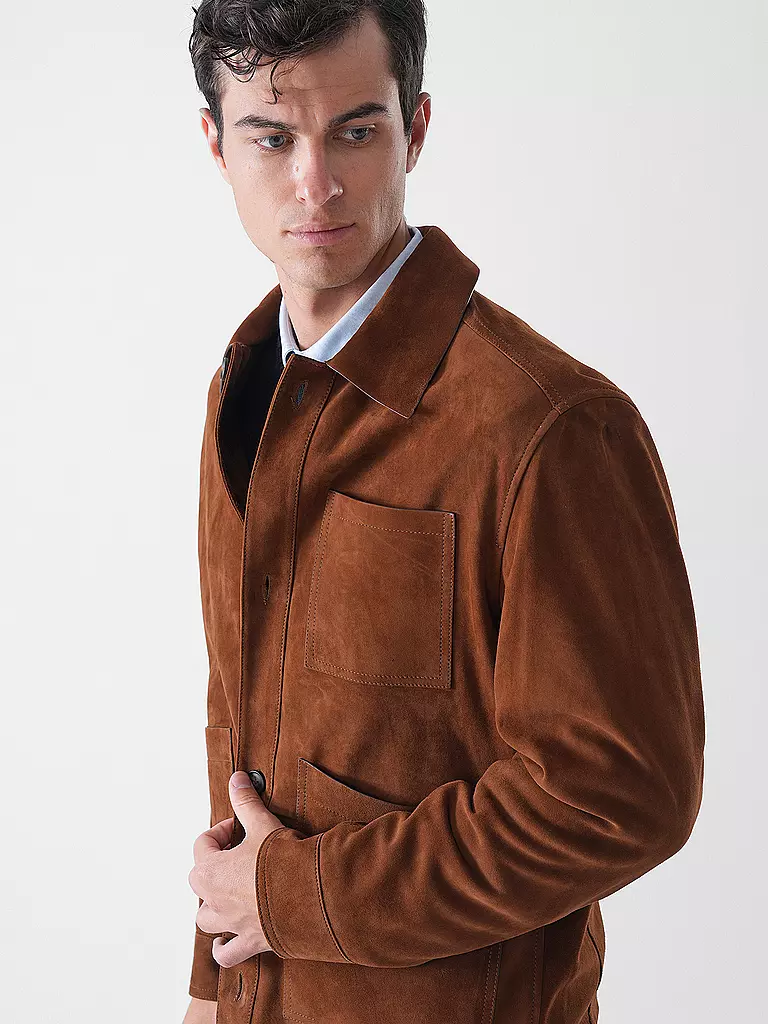 BOSS | Veste en cuir | 