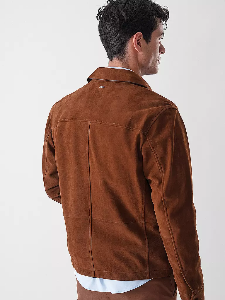 BOSS | Veste en cuir | 