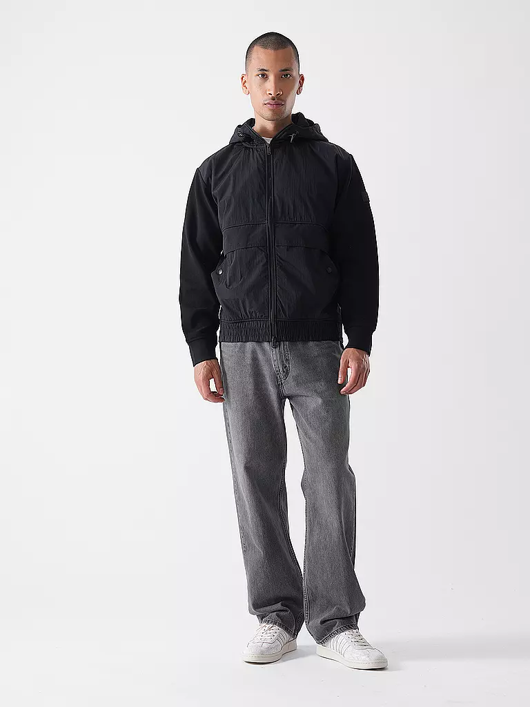 BOSS | Veste ZE__HOOD | schwarz