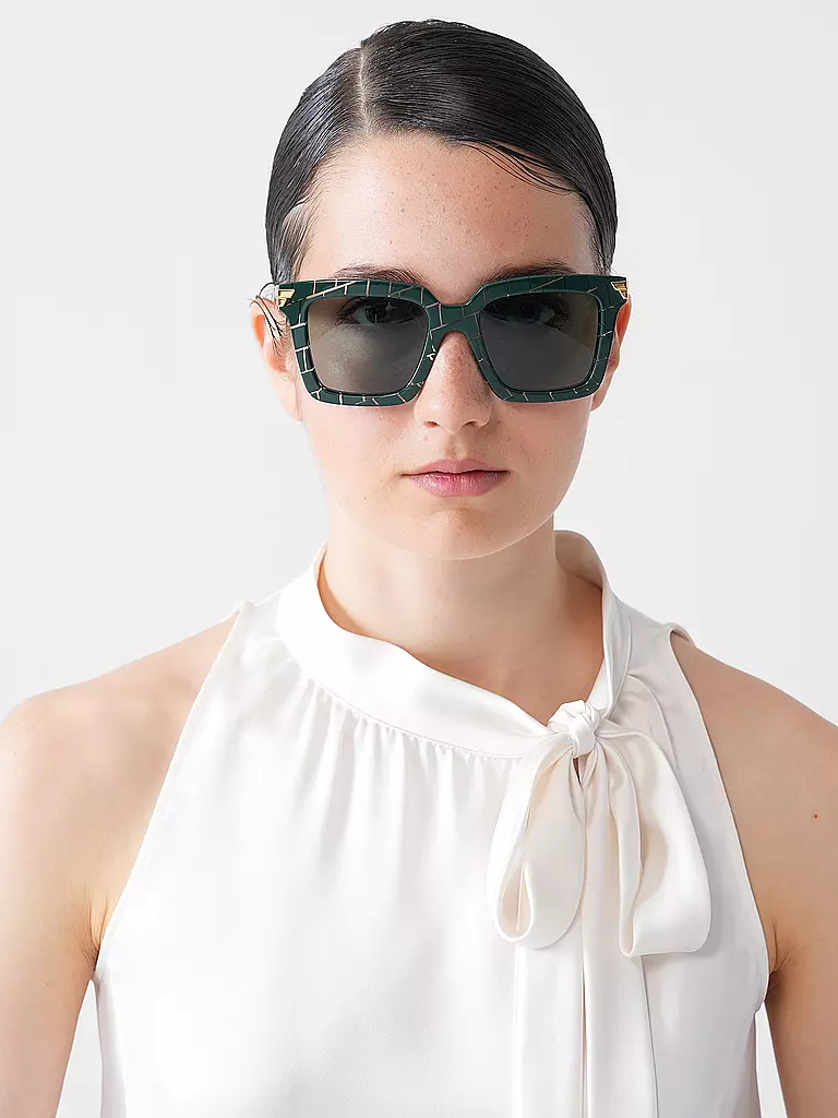 BOTTEGA VENETA | Lunettes de soleil BV1005S | Vert foncé