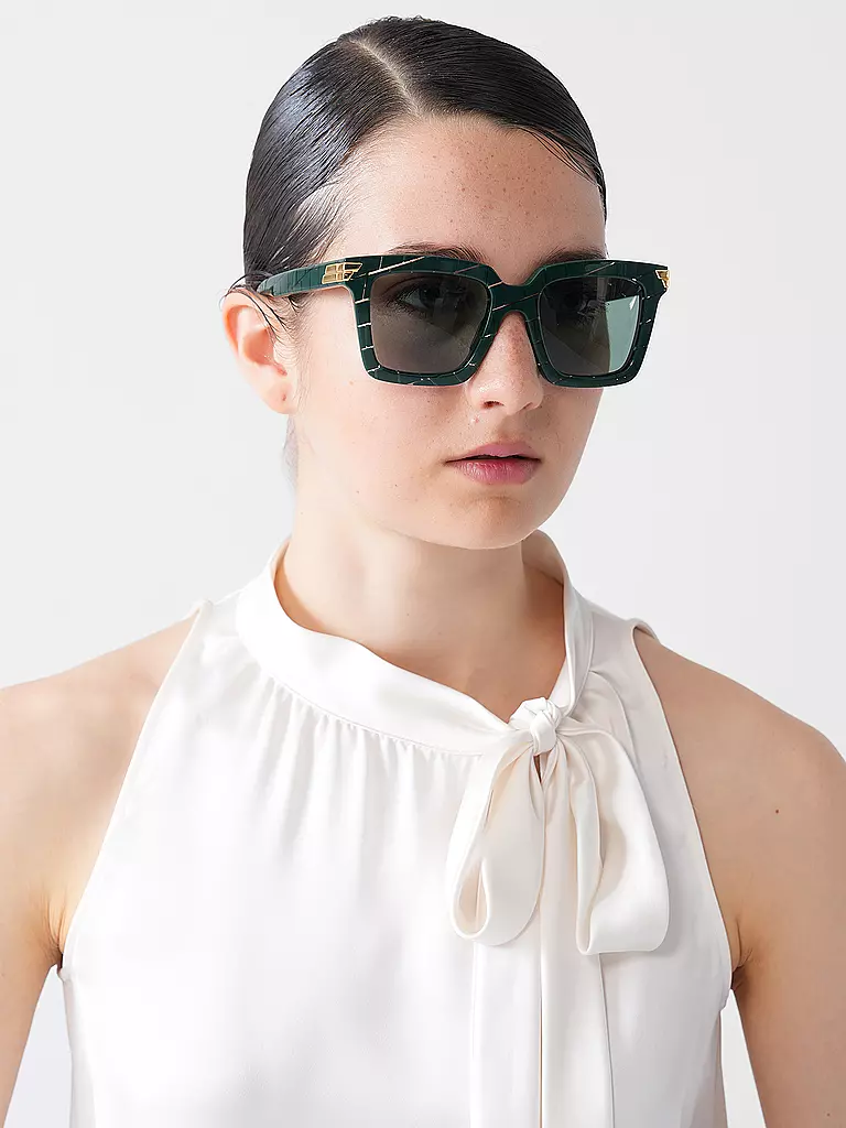 BOTTEGA VENETA | Lunettes de soleil BV1005S | Vert foncé