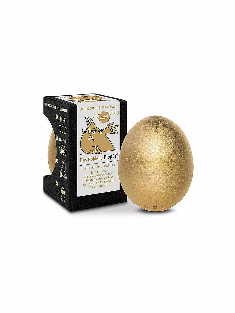 BRAINSTREAM | Minuteur de cuisine - PiepEi "Gold" | gold