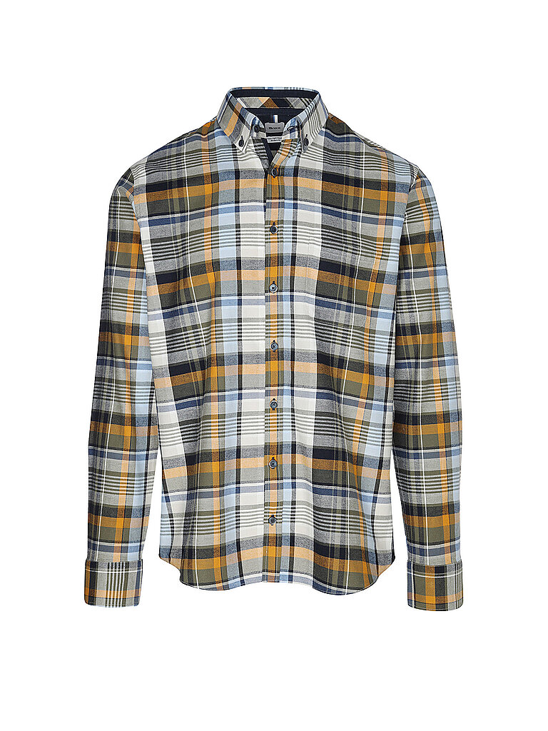 Chemise coupe régulière orange XXXL