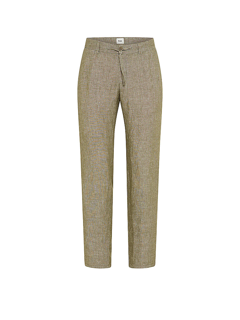 Pantalon en lin FABIO JOK olive 31/L34