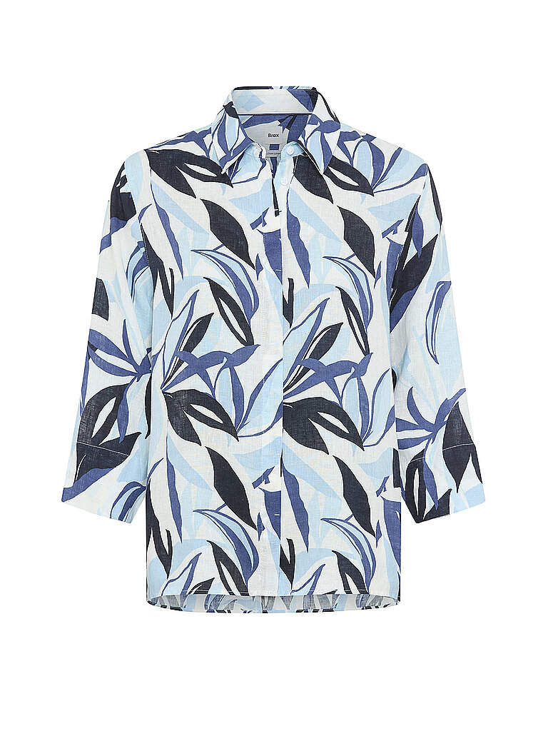 Blouses en lin VICKI bleu marine 36