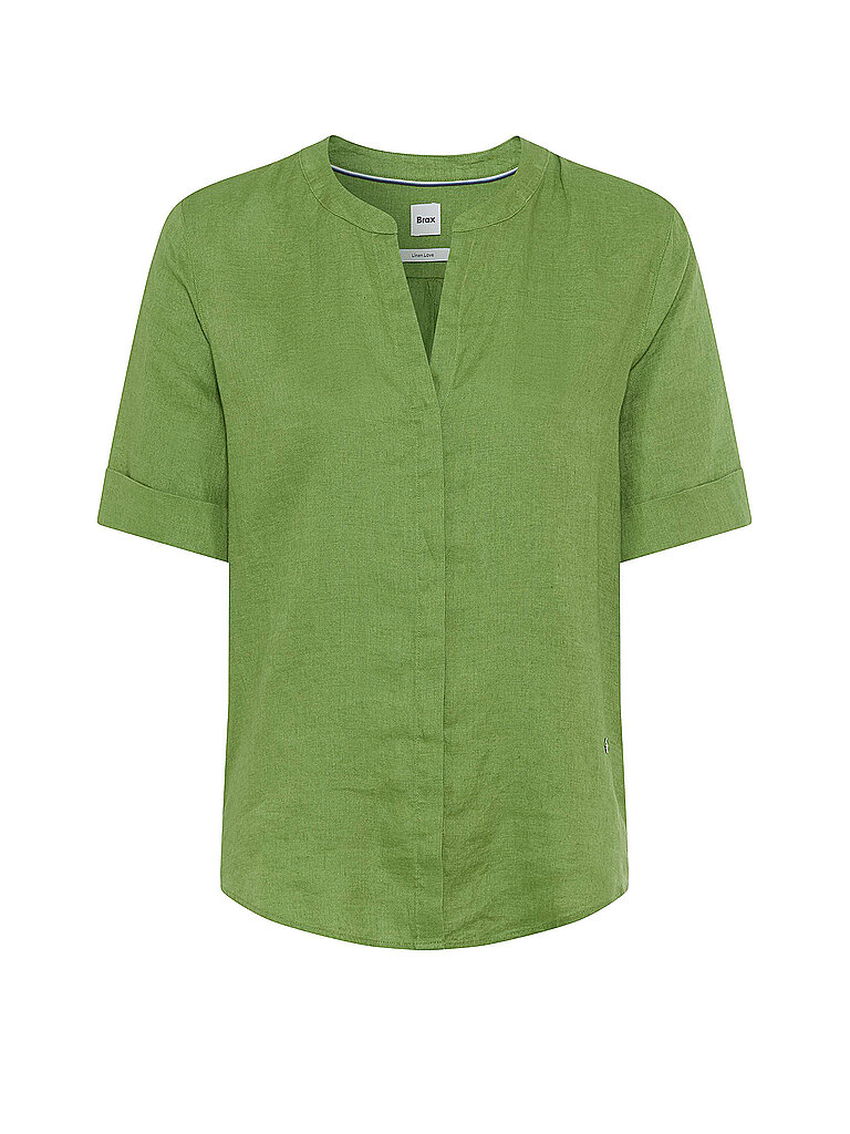 Brax Blouse en lin VERI vert 34