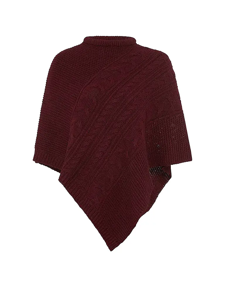 BRAX | Boléro - Poncho THEA | dunkelrot