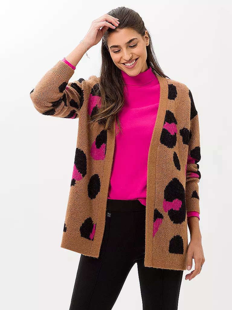 BRAX | Cardigan ANIQUE | Marron clair