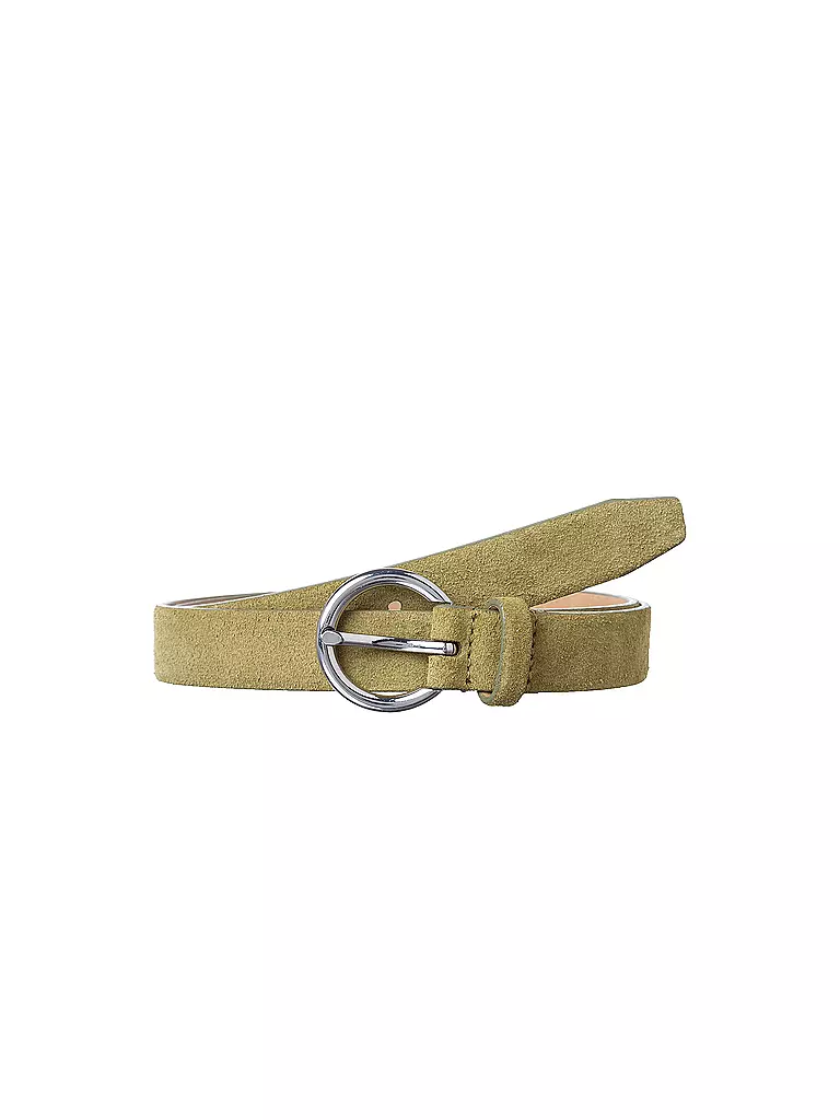 BRAX | Ceinture en cuir | olive