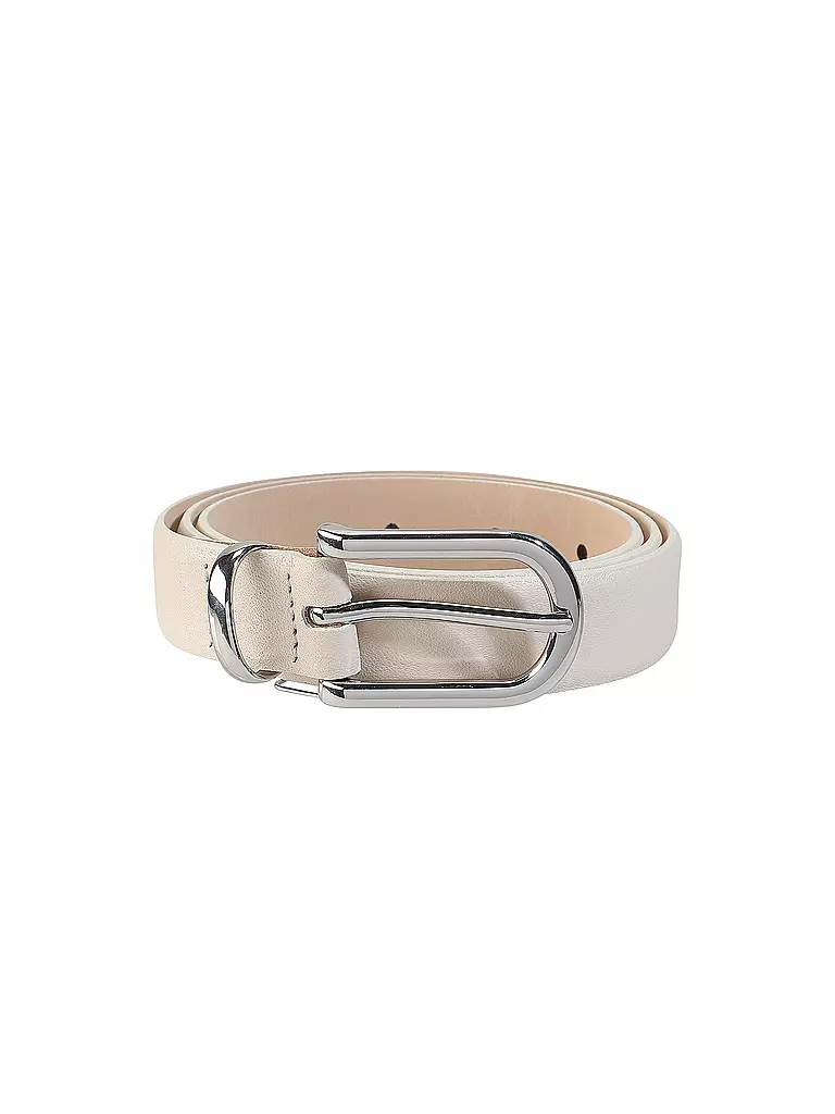 BRAX | Ceinture en cuir | Crème