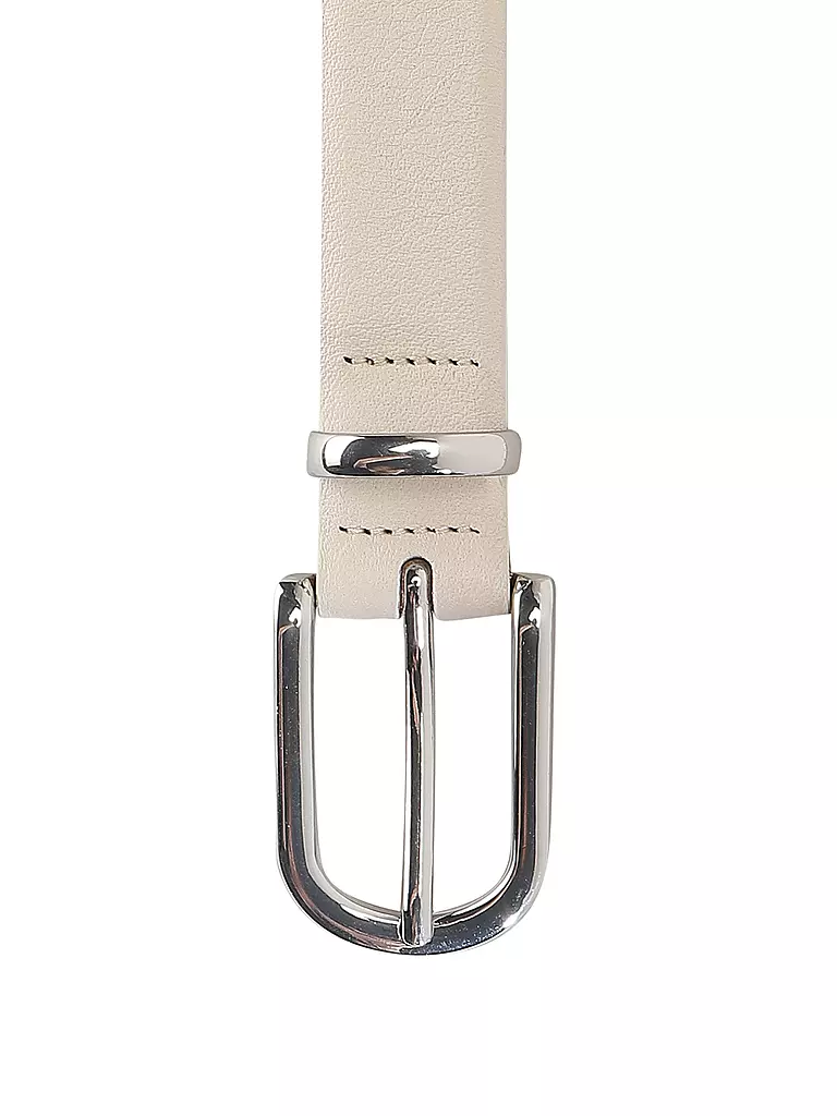 BRAX | Ceinture en cuir | Crème