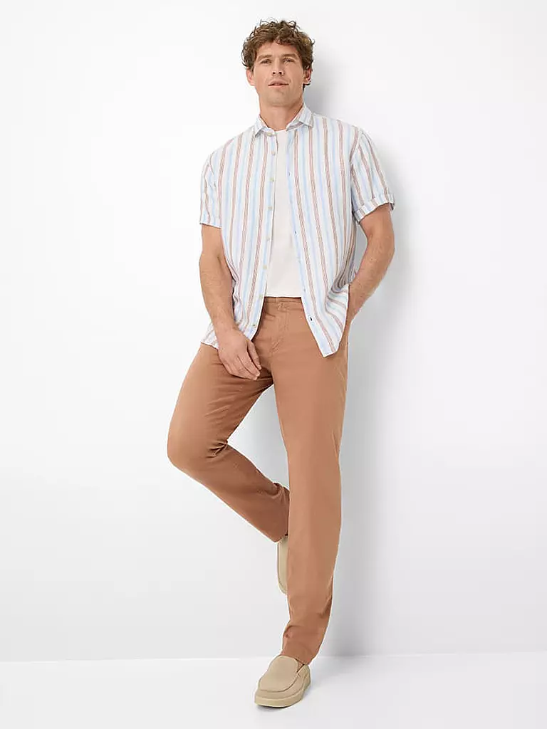 BRAX | Chemise en lin HARDY | Marron clair