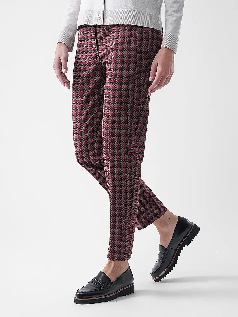 BRAX | Chino 7/8 MARON S | dunkelrot