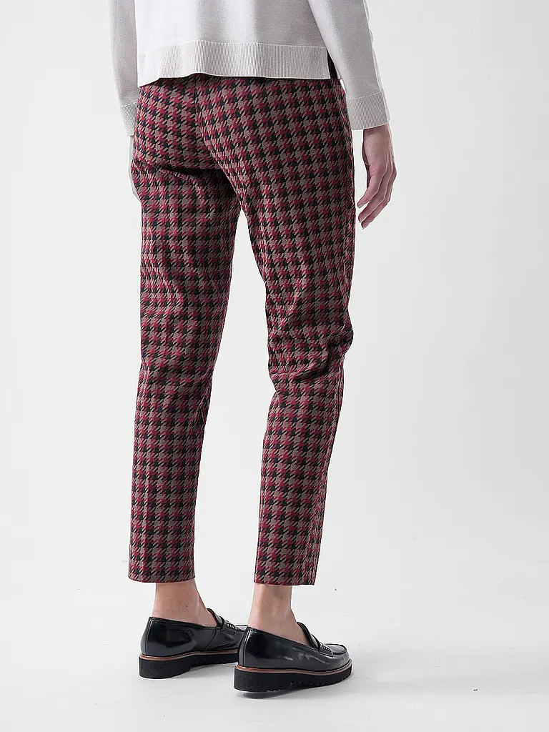 BRAX | Chino 7/8 MARON S | dunkelrot