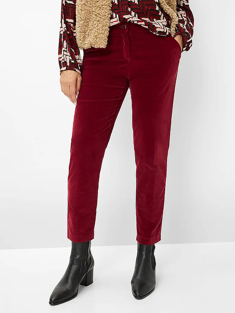 BRAX | Chino 7/8 MARON S | Rouge foncé