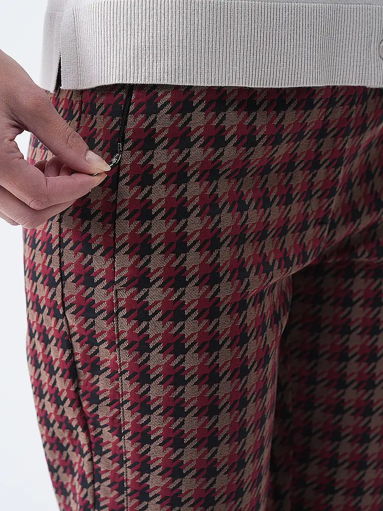 BRAX | Chino 7/8 MARON S | dunkelrot