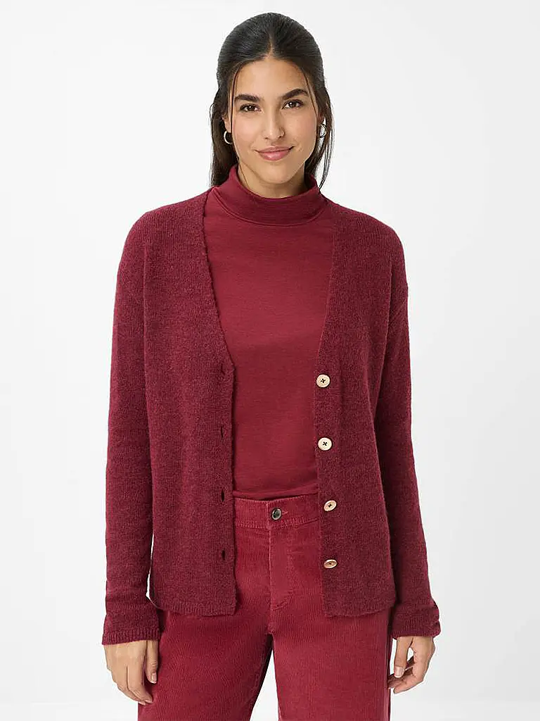 BRAX | Gilet ALICIA | Rouge foncé