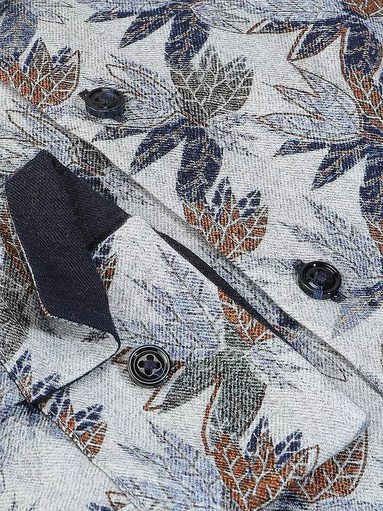 BRAX | Hemd Modern Fit HAROLD P | Bleu foncé