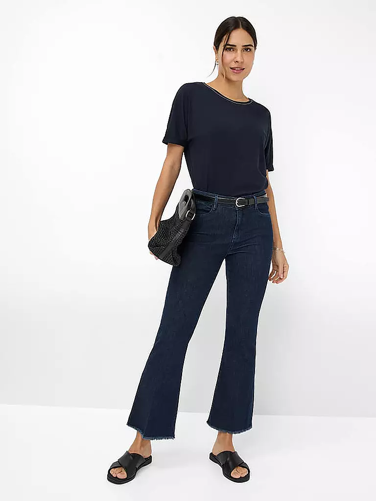 BRAX | Jeans Flared Fit 7/8 SHAKIRA S | Bleu foncé