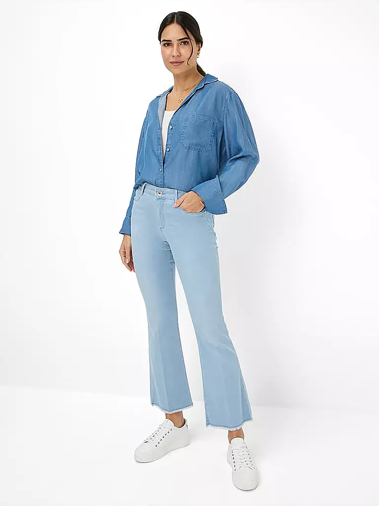 BRAX | Jeans Flared Fit SHAKIRA S 7/8 | Bleu clair