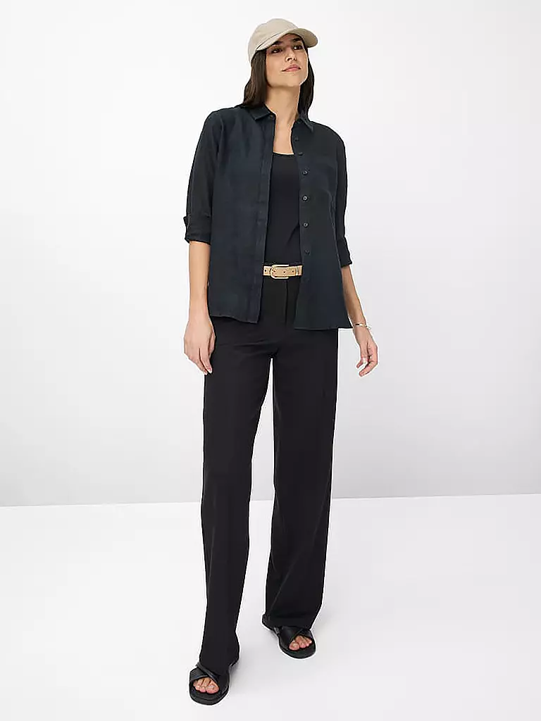 BRAX | Leinenbluse VICKI | Noir
