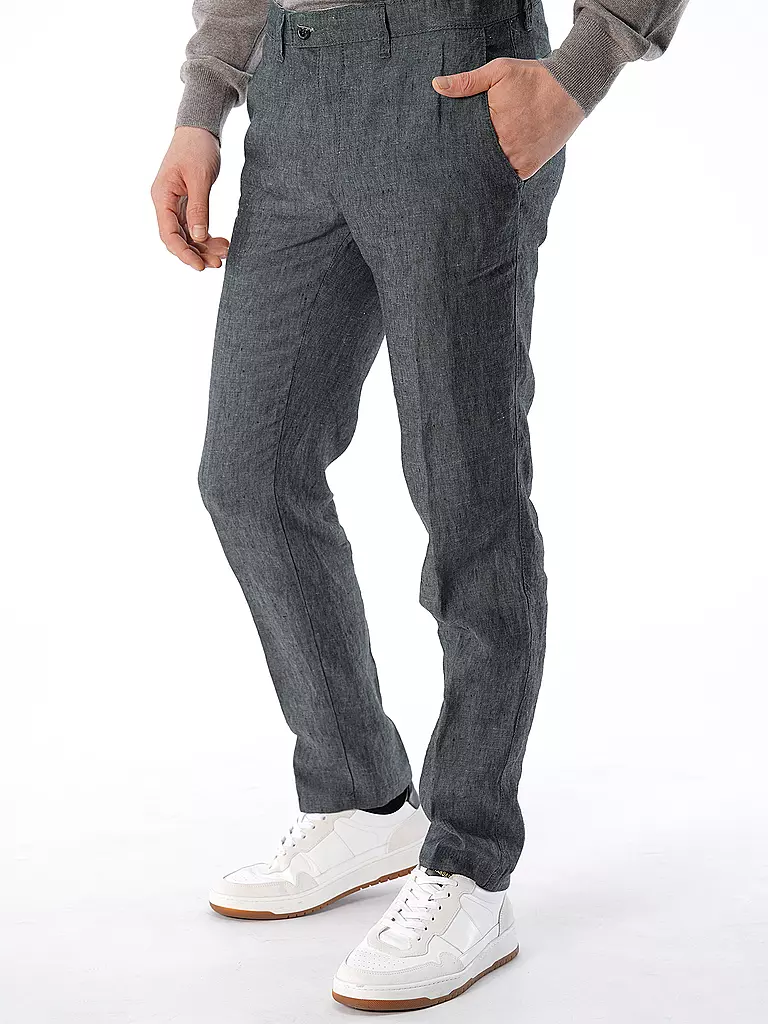 BRAX | Leinenchino FELIX | Gris