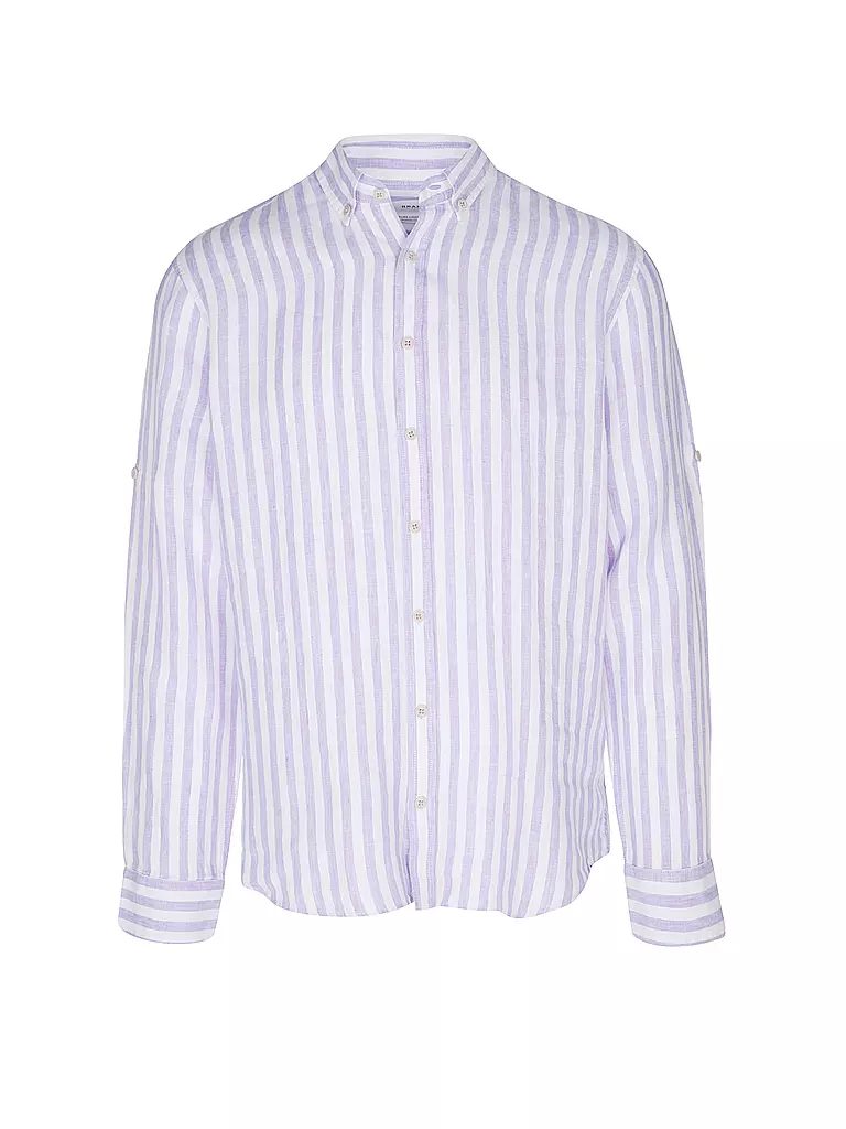 BRAX | Leinenhemd Modern Fit DIRK S | Lilas