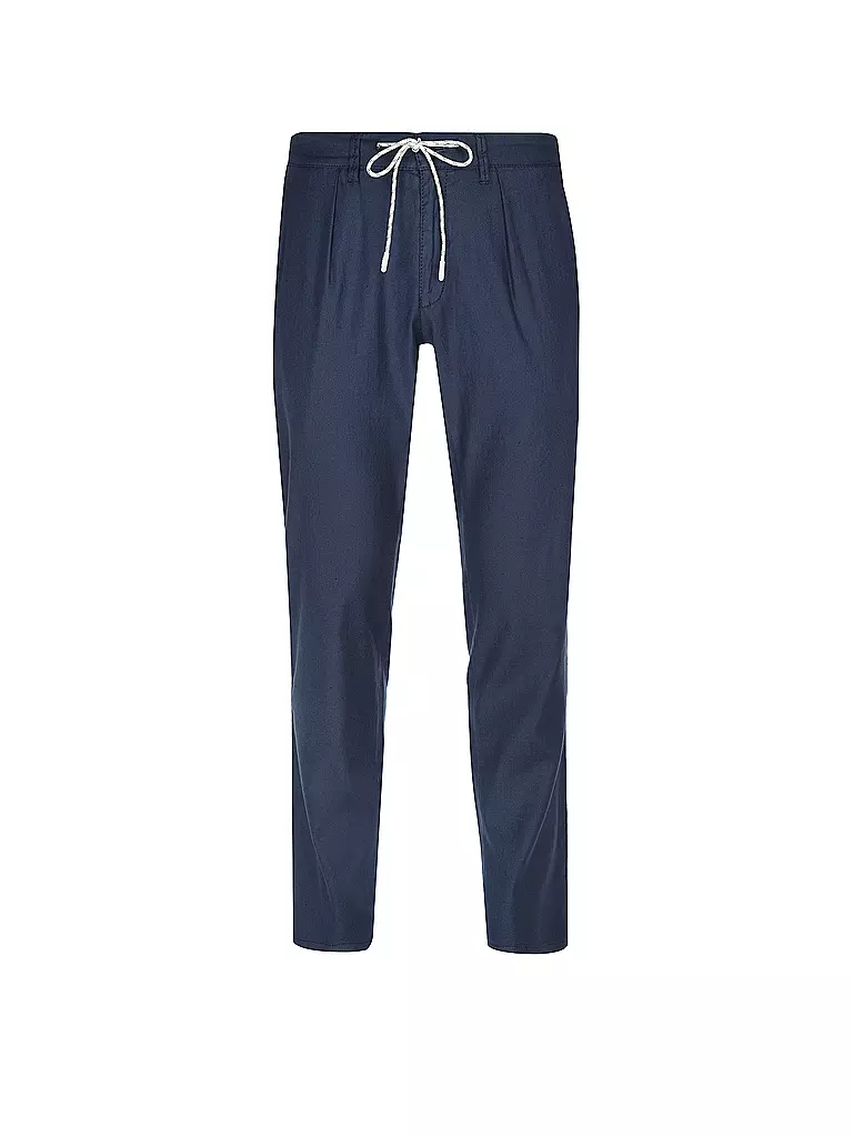 BRAX | Leinenhose Modern Fit FABIO K  | Bleu foncé