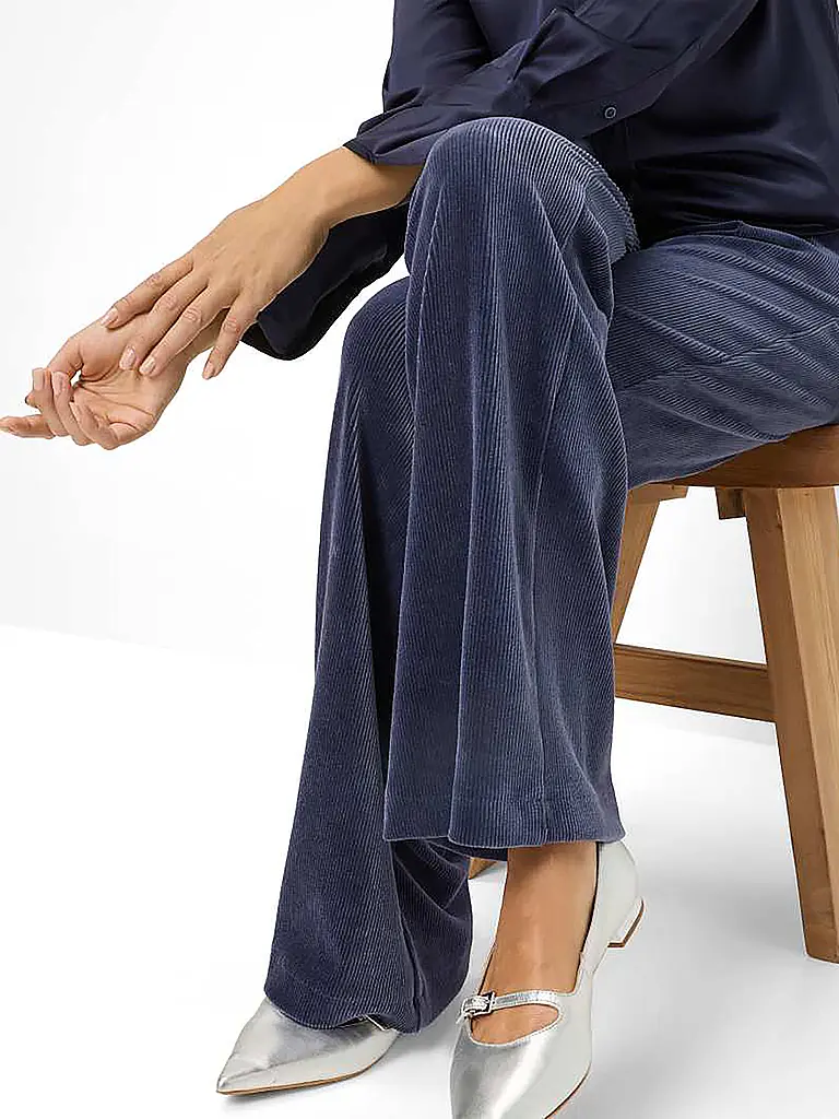 BRAX | Marlenehose MAINE | Bleu foncé