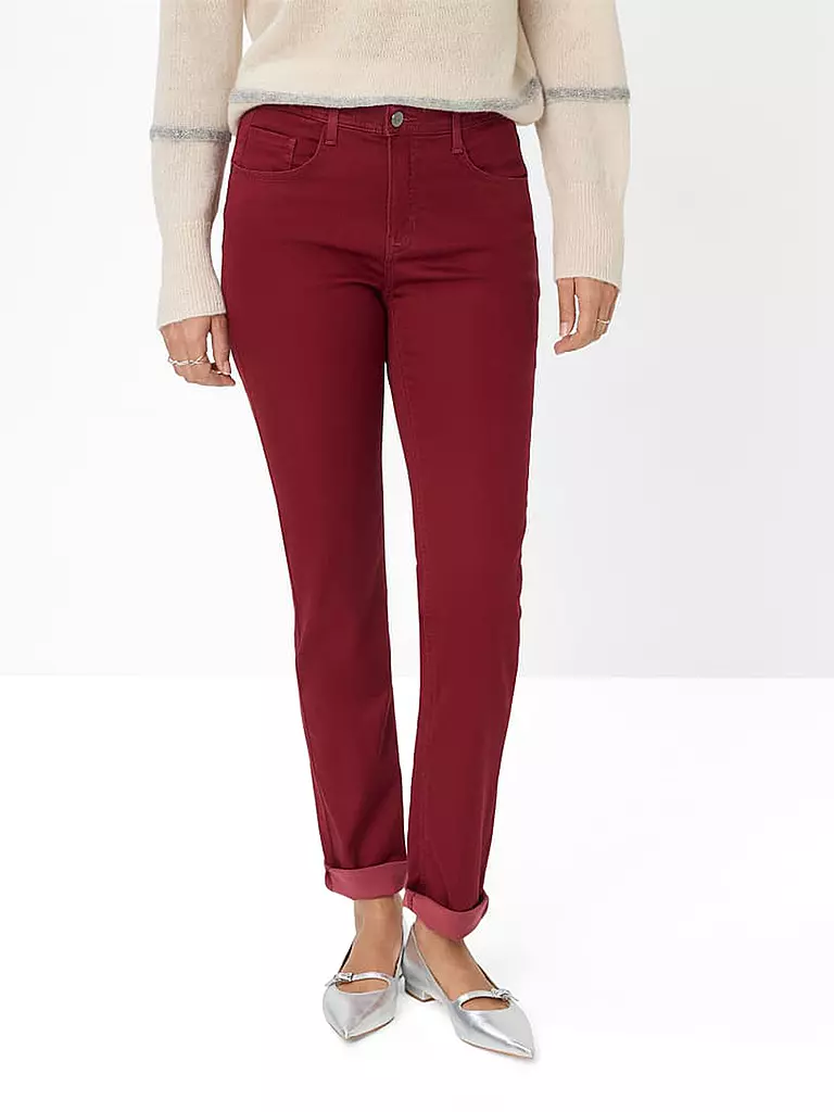 BRAX | Pantalon CAROLA | dunkelrot