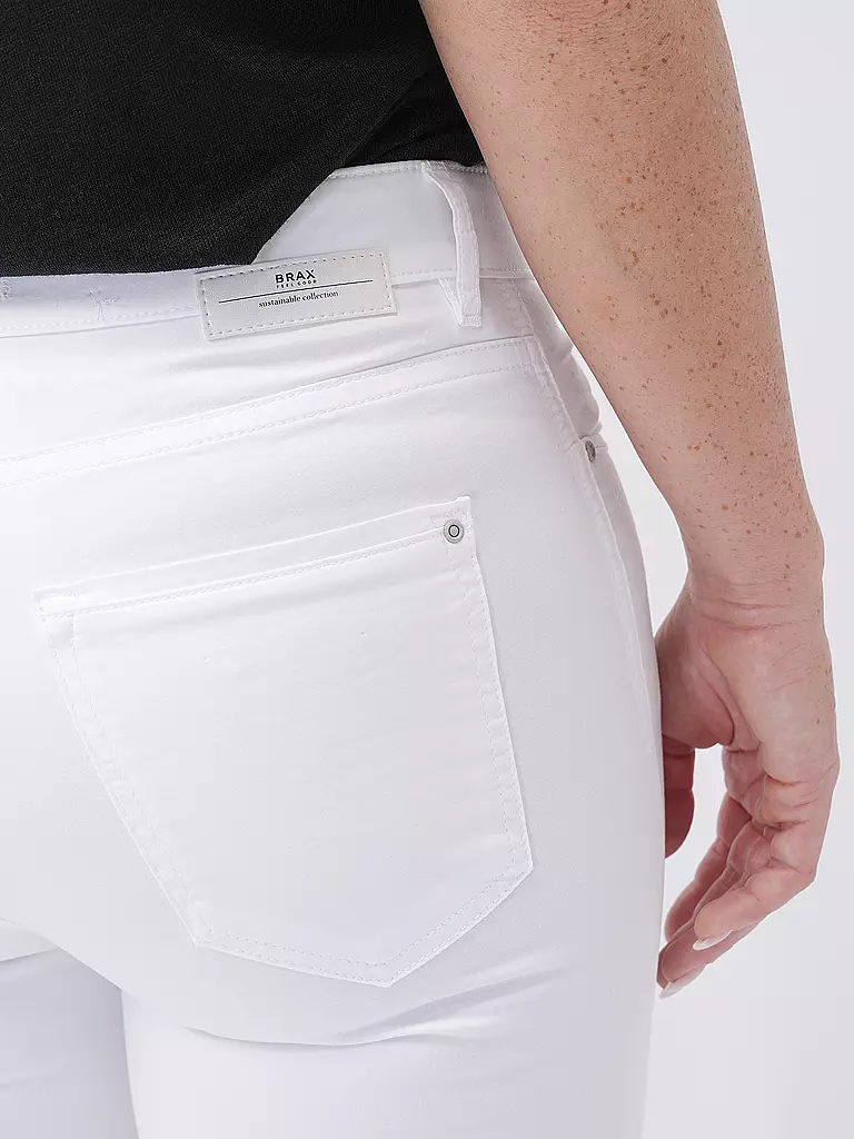 BRAX | Pantalon coupe droite 7/8 MARY C | Blanc