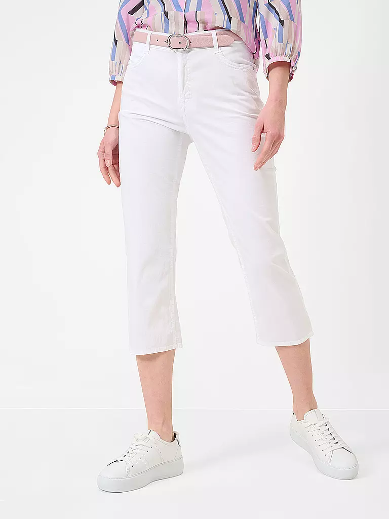 BRAX | Pantalon coupe droite 7/8 MARY C | Blanc