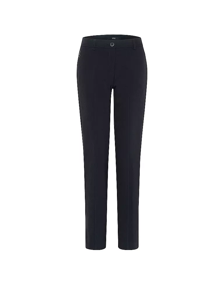 BRAX | Pantalon de tailleur coupe droite 7/8 MARON S | Noir