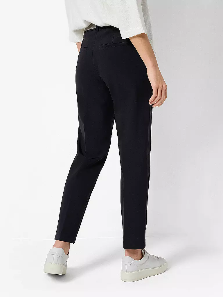 BRAX | Pantalon de tailleur coupe droite 7/8 MARON S | Noir