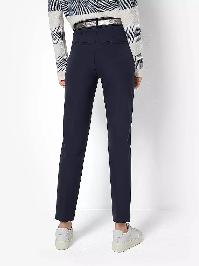 BRAX | Pantalon de tailleur coupe droite 7/8 MARON S | 